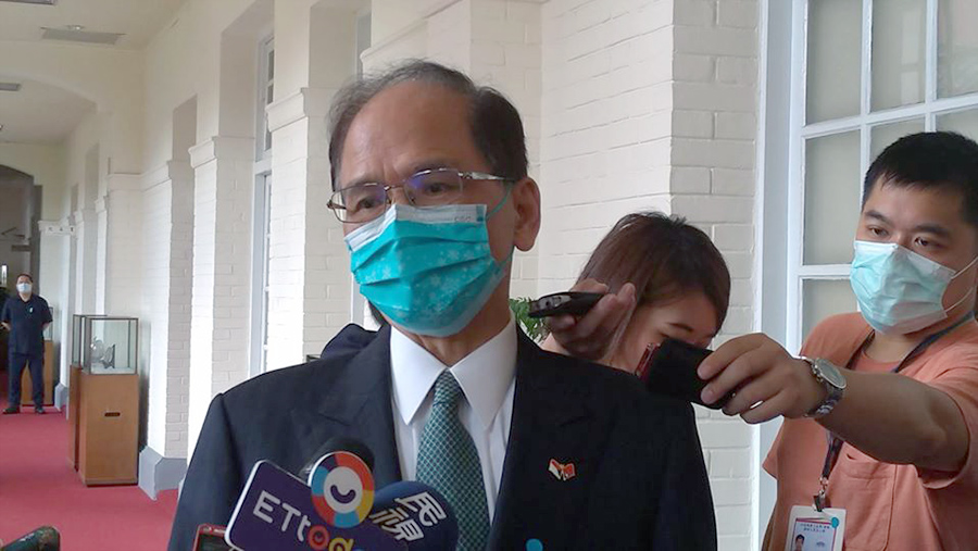 立法院長游錫堃表示，希望5月底前能通過人事案。（劉玉秋 攝）