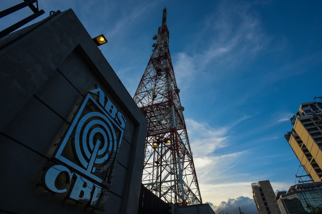 菲律賓最大廣播電視公司ABS-CBN。 (AFP)