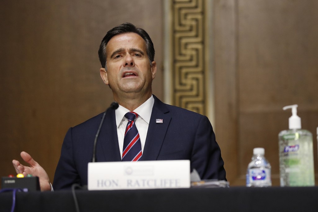美國中央情報局(CIA)局長被提名人雷克里夫(John Ratcliffe)。 (AFP/檔案照)