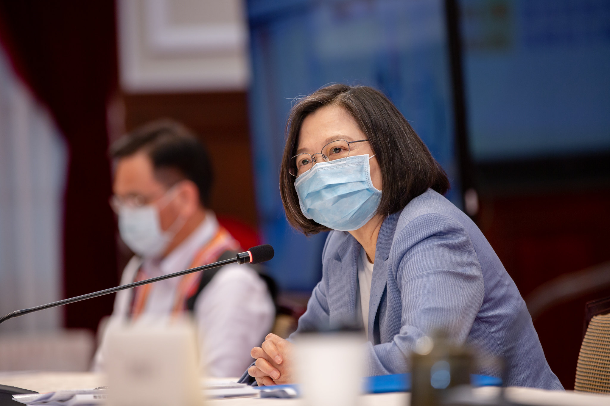 蔡英文總統7日在第二屆原轉會最後一次委員會議中宣布原轉會將維持運作，繼續推動原住民轉型正義與歷史正義。(總統府提供)