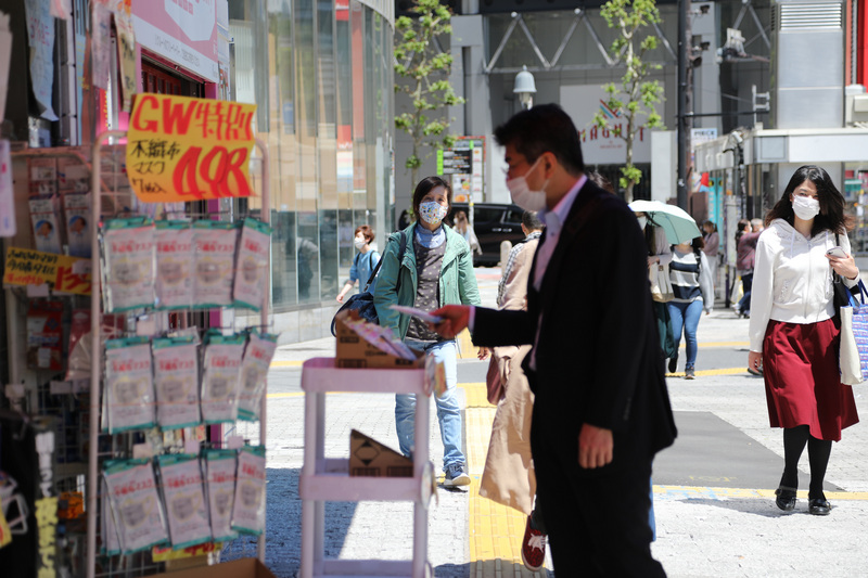 疫情改變行為 94%日本人經常配戴口罩(中央社)