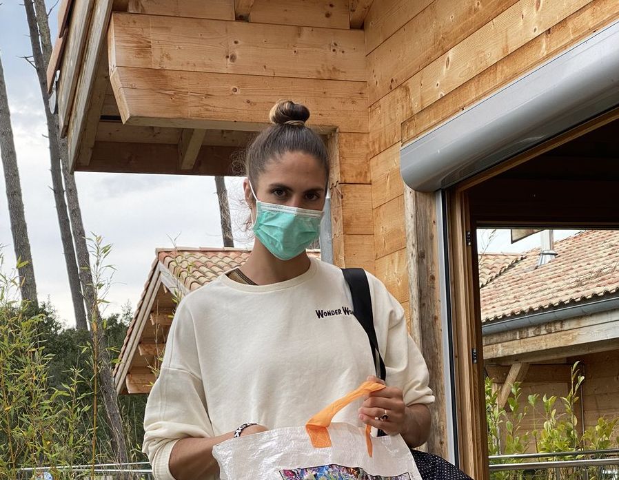 法國女子現代5項運動世界冠軍克勞威爾（Elodie Clouvel）自爆，去年10月赴武漢參加世界軍人運動會，感染了武漢肺炎。（推特）