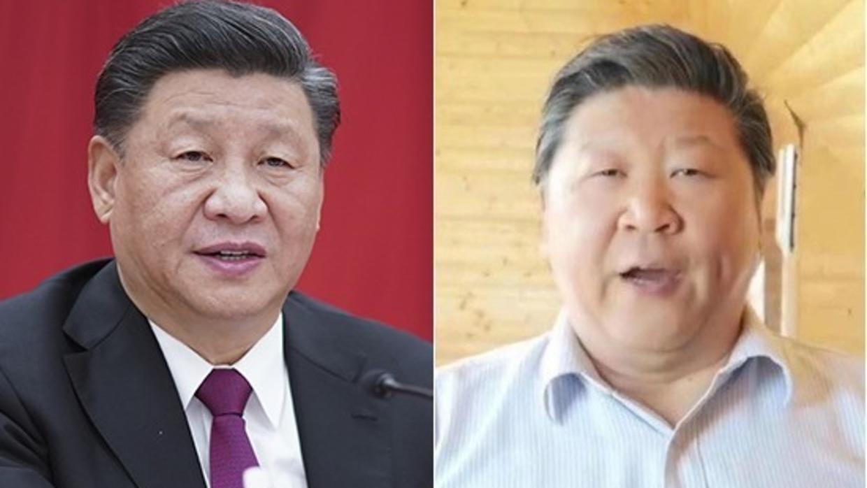 左為中國國家主席習近平，右圖為旅歐歌唱家劉克清(圖：法廣)