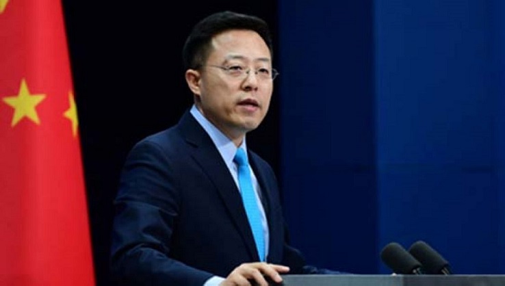 中國外交部發言人趙立堅6日警告說，中國保留對加拿大採取其他回應行動的權利。(圖取自微博)