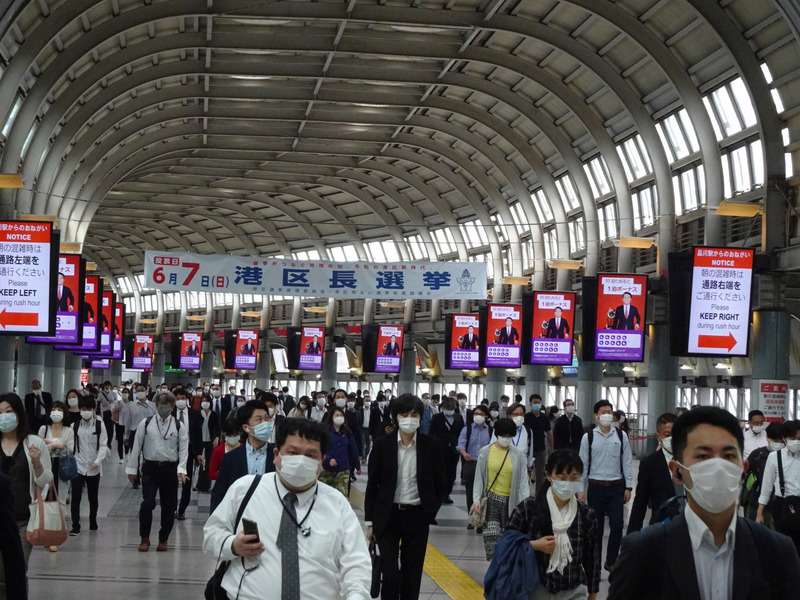 日本東京單日新增55例，解除緊急事態後最多。 (圖:中央社)