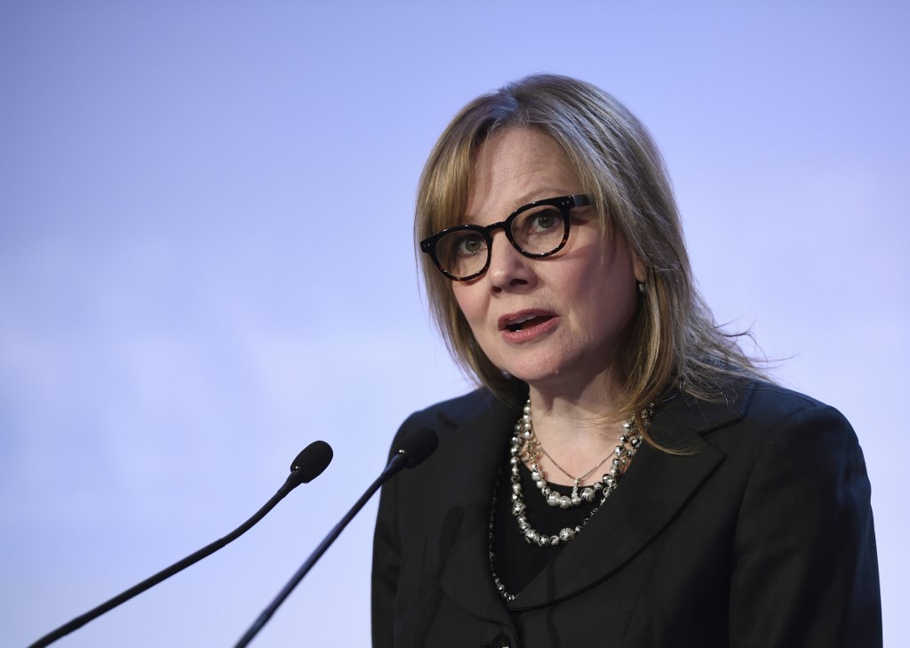 通用汽車執行長巴拉(Mary Barra)。 (AFP)
