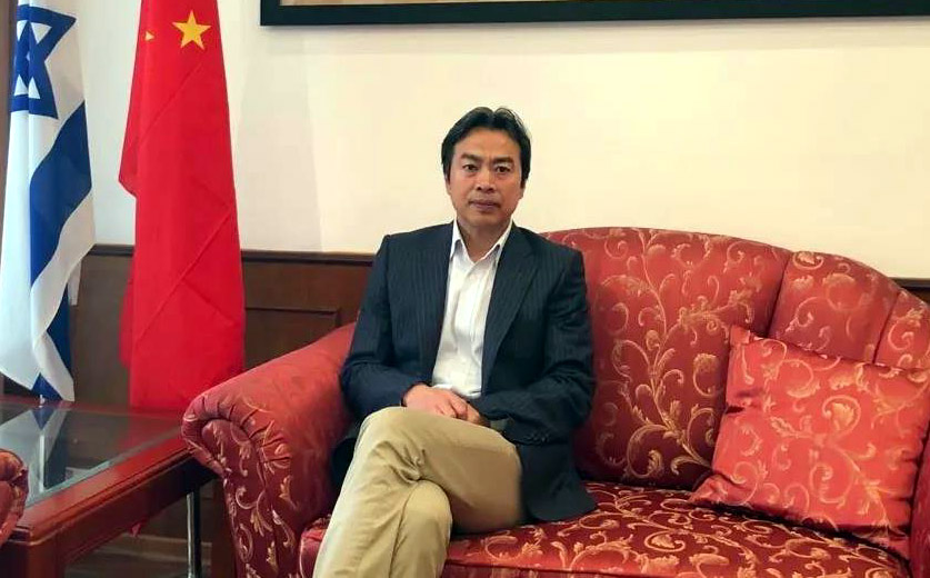 中國駐以色列大使杜偉17日被發現陳屍在首都特拉維夫郊區的寓所。（翻攝自CRI國際在線）