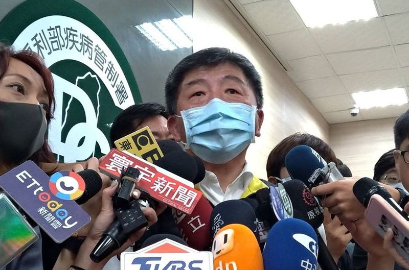 衛福部長陳時中。(蕭照平攝)