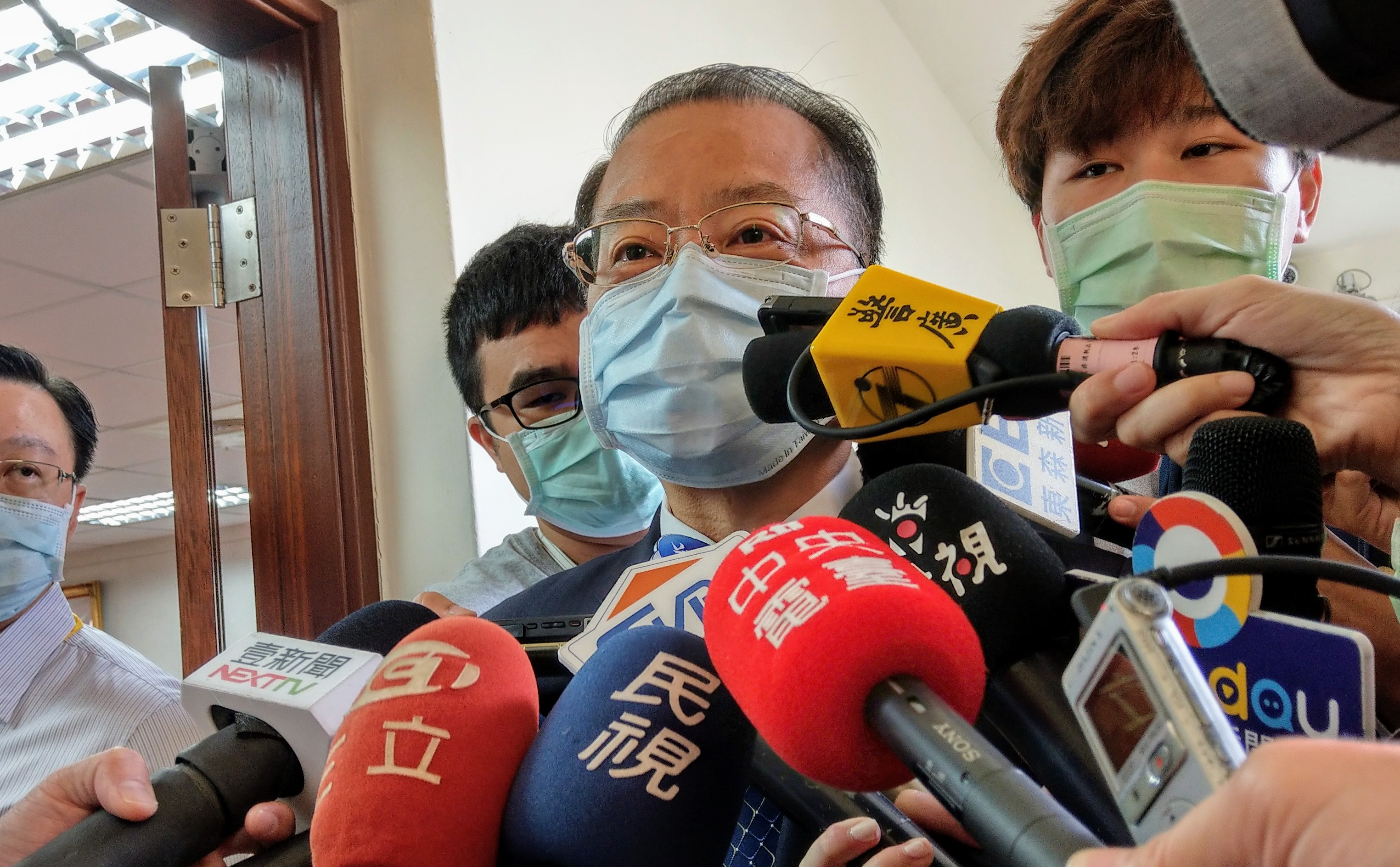 關於總統府資安事件，刑事局長黃明昭表示目前仍在分析相關資料。(歐陽夢萍 攝)