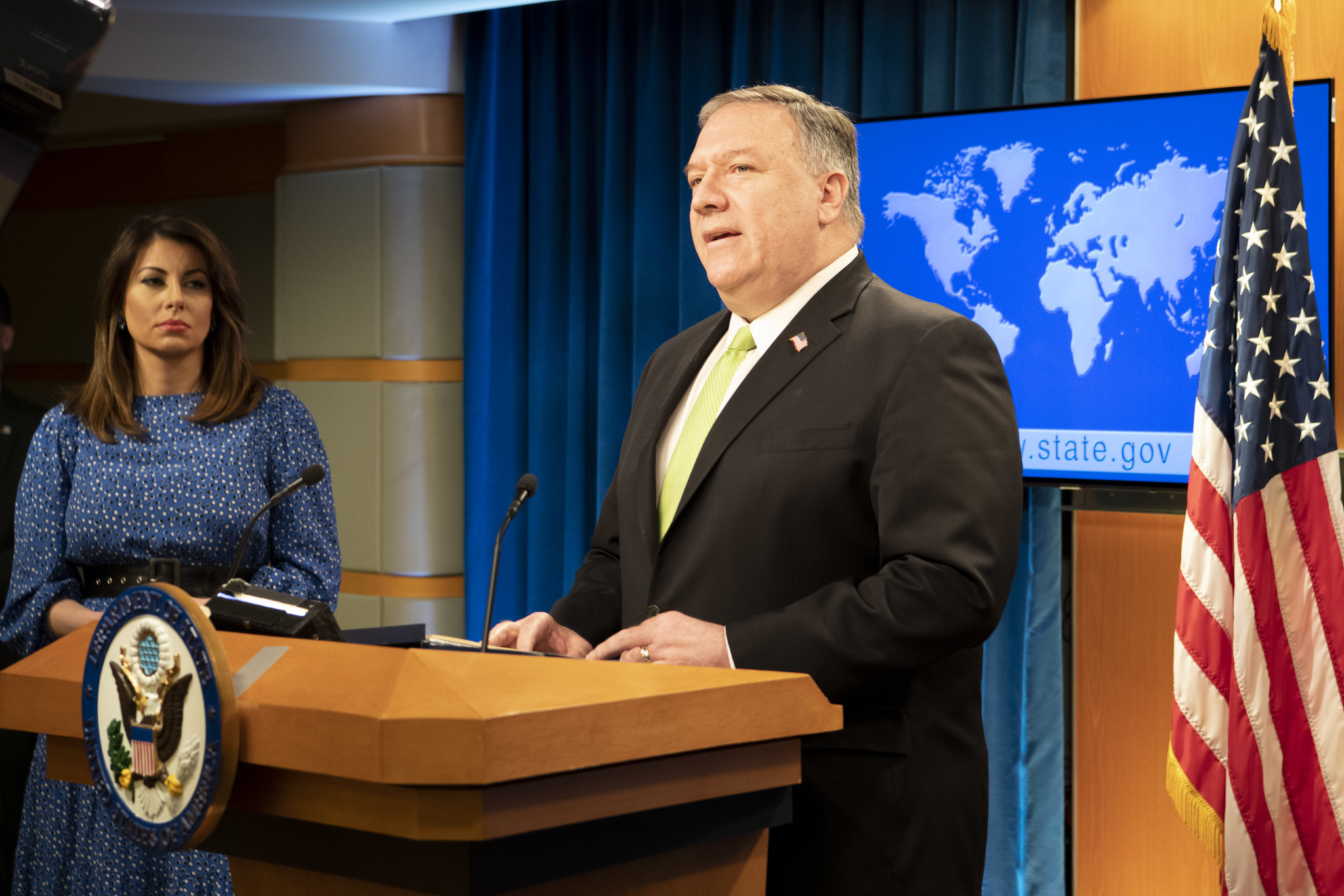 美國國務卿蓬佩奧(Mike Pompeo)。 (圖:美國國務院)