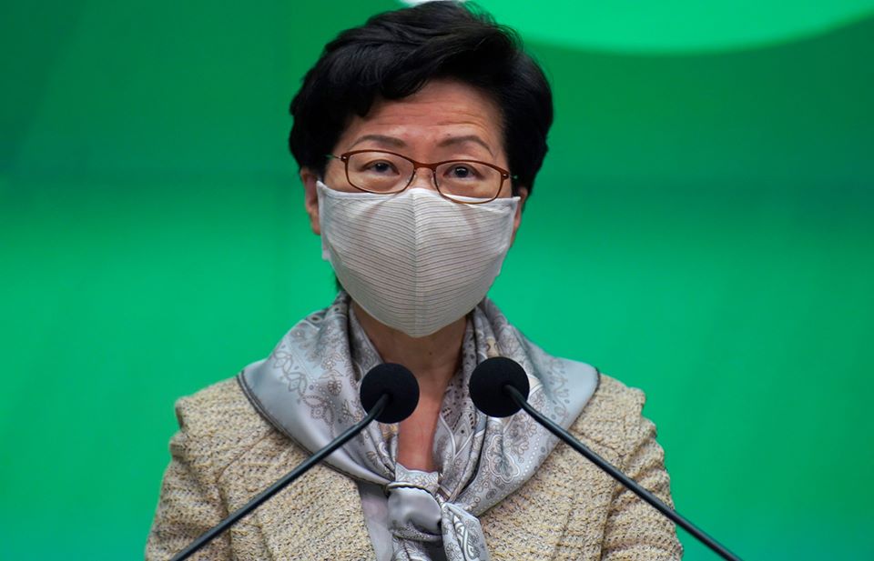 香港特首林鄭月娥(Carrie Lam) (美聯社/達志影像)