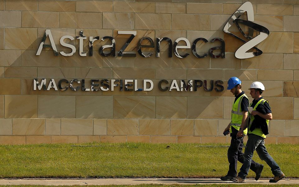 英國藥廠阿斯特捷利康公司(AstraZeneca) (路透社/達志影像)