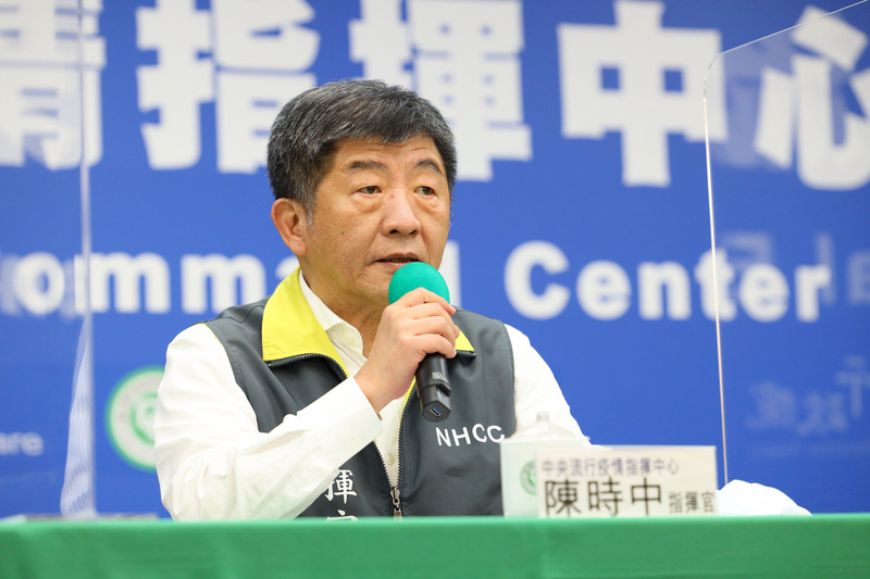 中央流行疫情指揮中心指揮官陳時中。（中央流行疫情指揮中心提供）