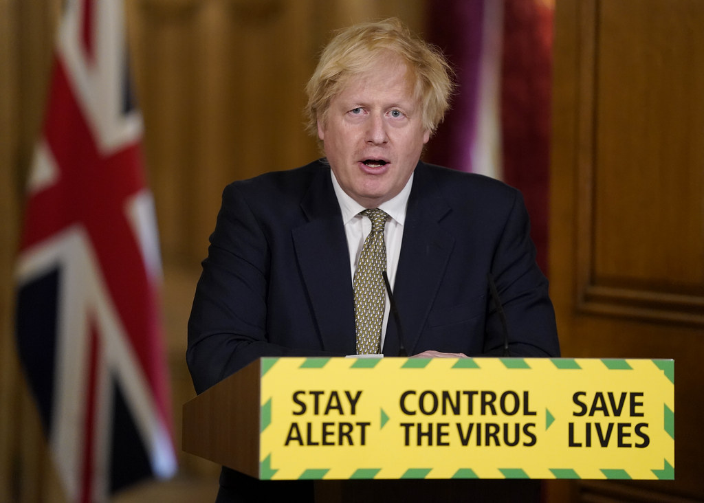 英國首相強生(Boris Johnson)。 (圖:首相府)