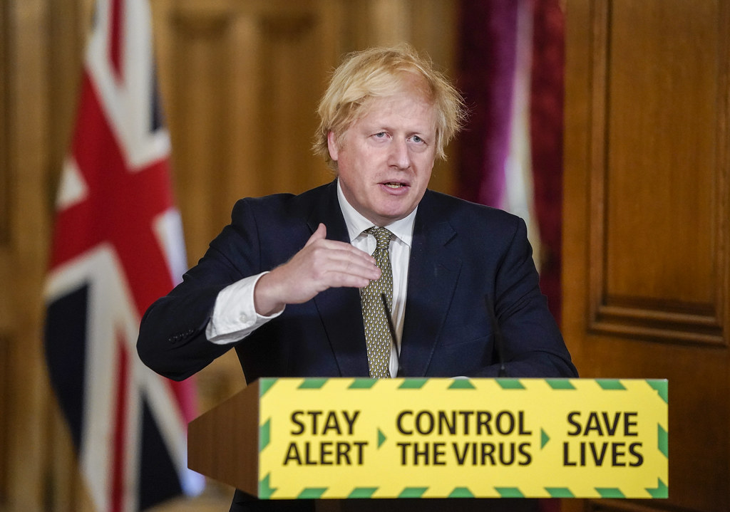 英國首相強生(Boris Johnson)。 (圖:首相府)