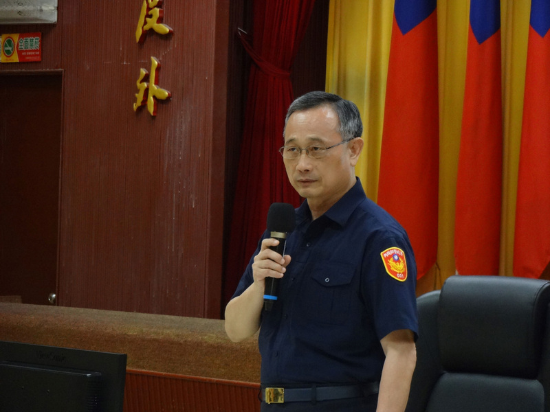 高雄市長韓國瑜罷免案投票倒數，警政署長陳家欽26日南下高雄督軍，宣示捍衛罷免案嚴正執法及制裁暴力的決心，維護投票的公平、公正。(圖：中央社)