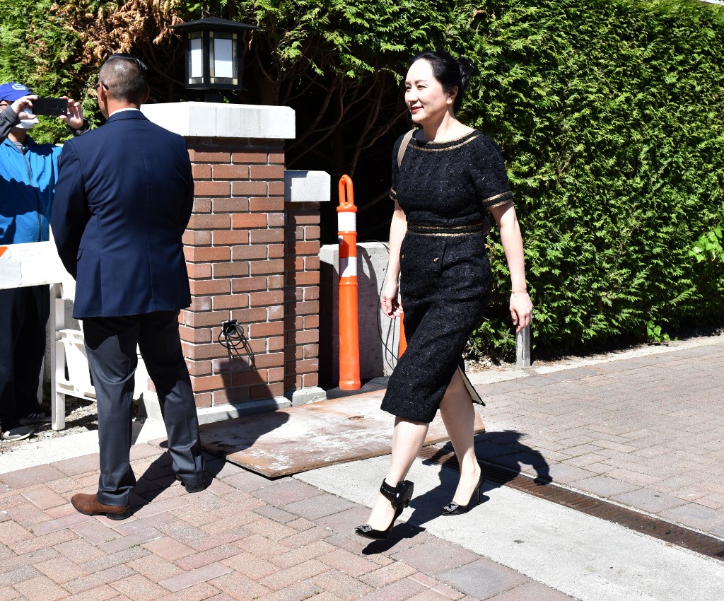 華為財務長孟晚舟(Meng Wanzhou) (AFP)