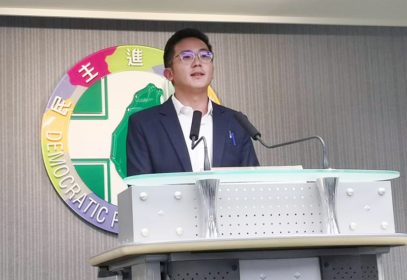 民進黨發言人廖泰翔。（資料照片/劉玉秋攝）