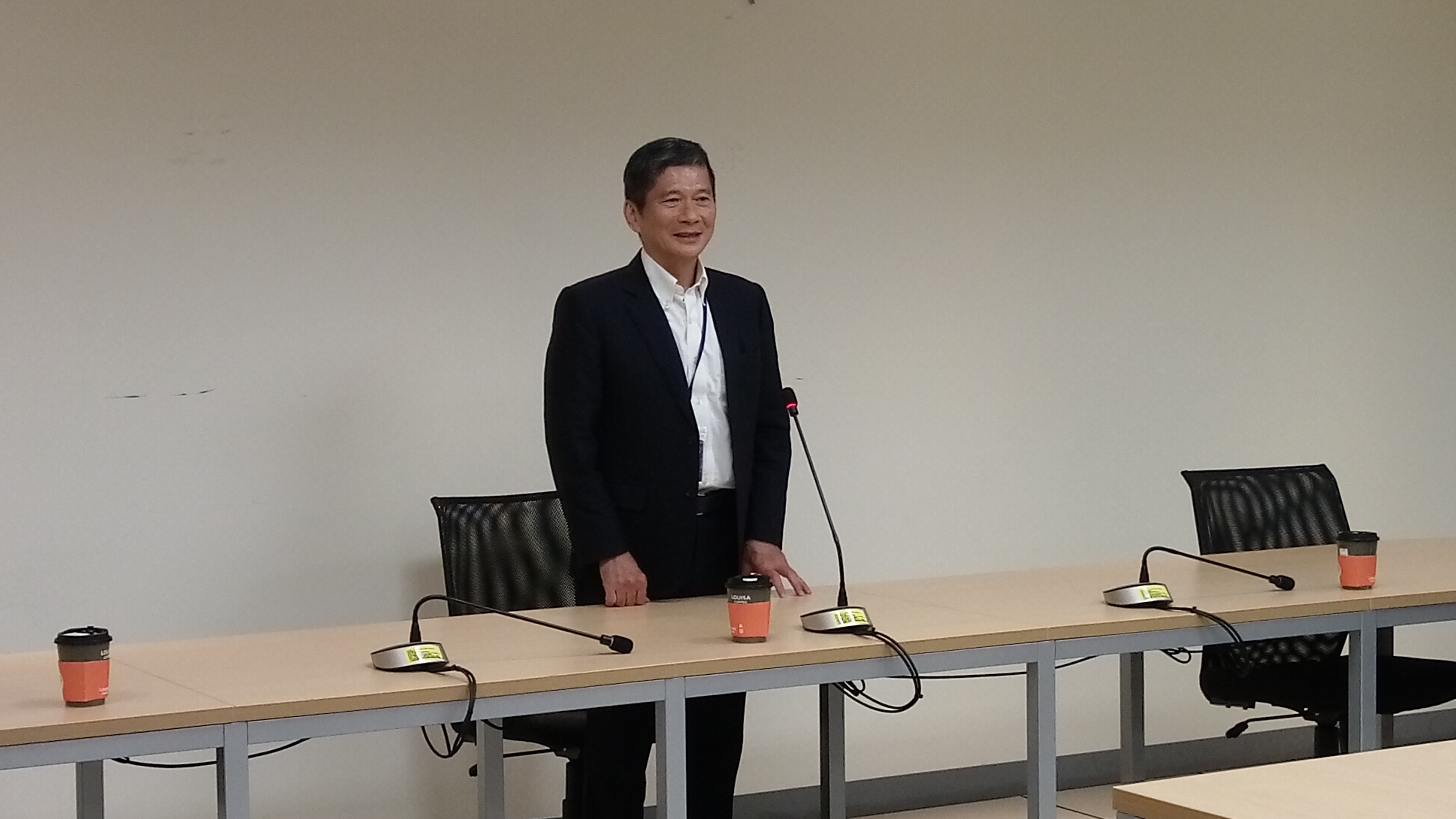 文化部長李永得表示，國家漫畫博物館將優先在台中設址。(陳國維 攝)