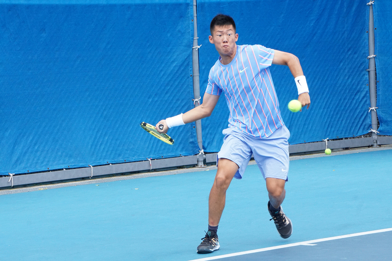 曾俊欣17日將在澳網首輪出戰，全力求勝。（資料照片／中華民國網球協會提供）