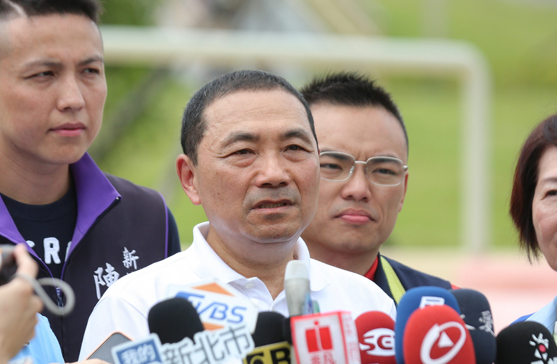 新北市長侯友宜9日表示，高雄市長補選，國民黨要全力迎戰。(圖：中央社)