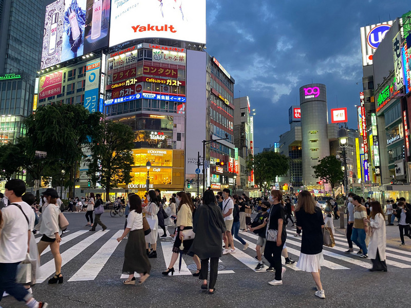 日本最快6月下旬 ，放寬入境限制。圖為東京鬧區。(資料照片/中央社)