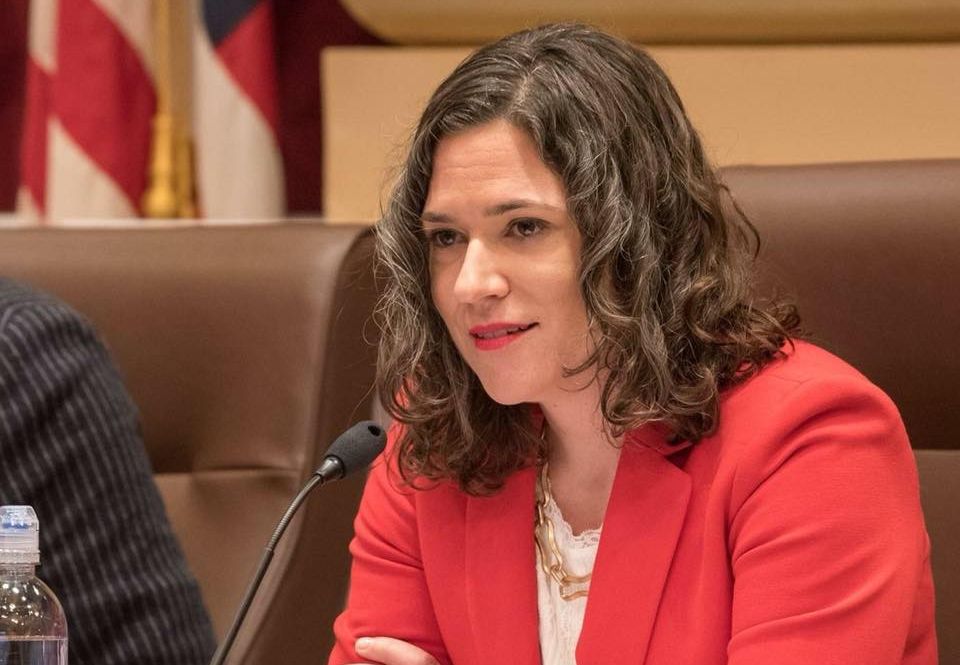 明尼阿波利斯市議會主席班德(Lisa Bender)。 (圖:班德臉書)