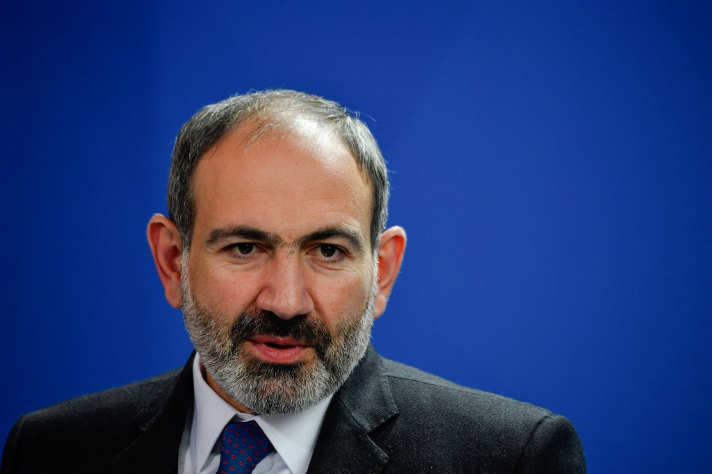 亞美尼亞總理帕辛揚(Nikol Pashinyan) (AFP)