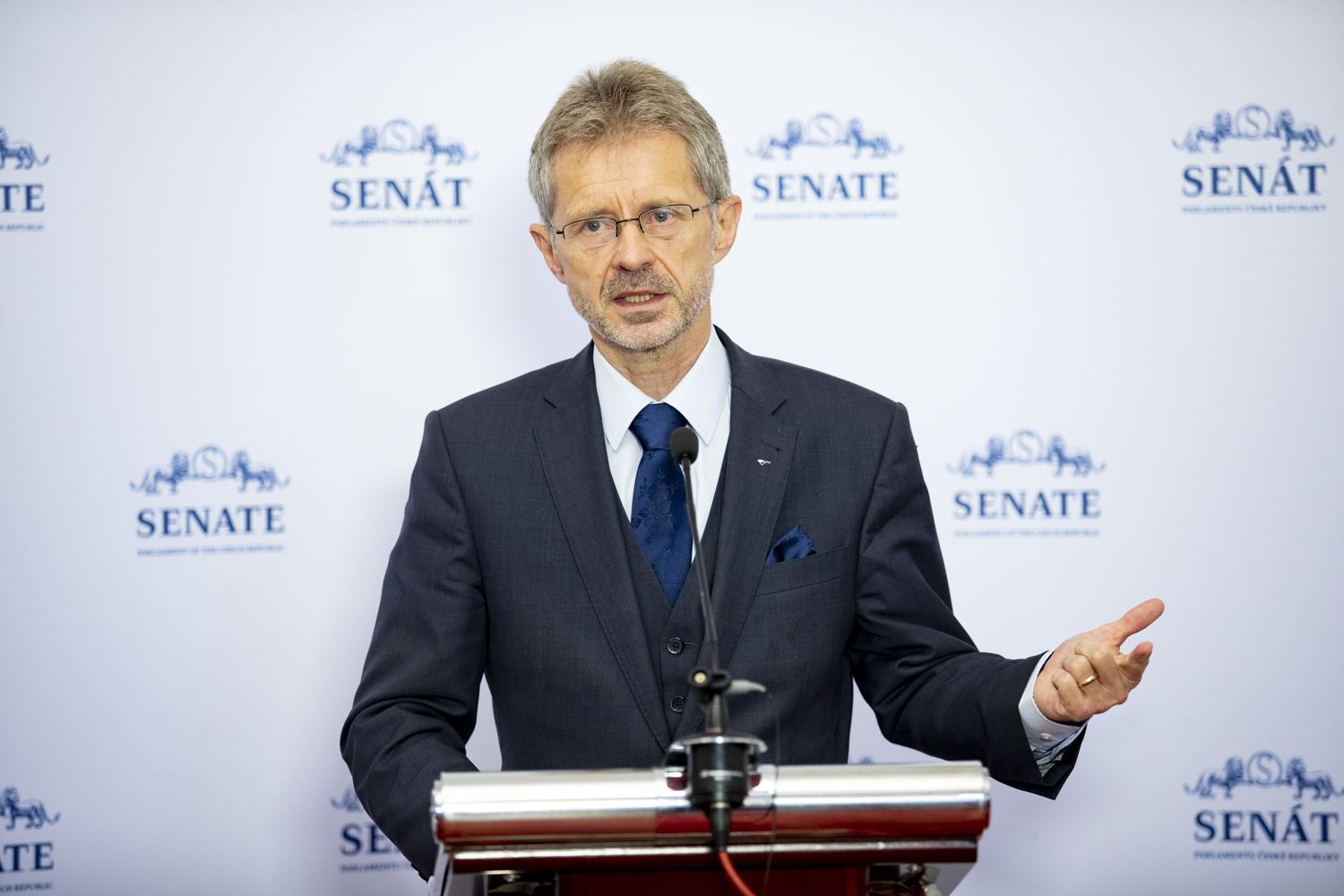 捷克參議院議長維特齊(Miloš Vystrčil)。 (圖:推特)