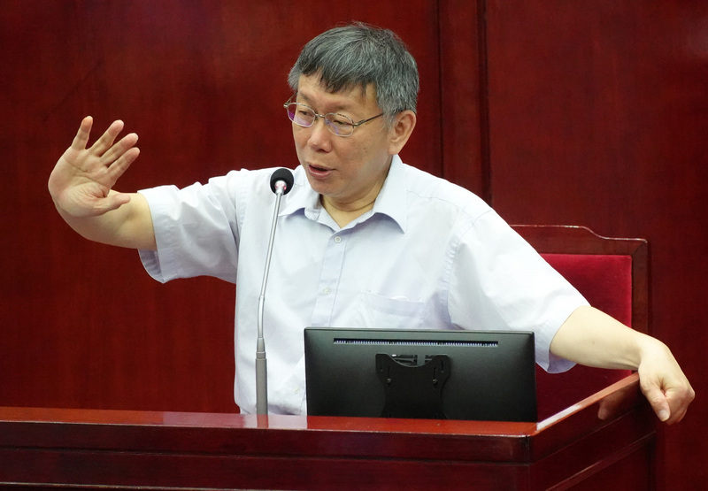 台北市長柯文哲。(資料照片/CNA)