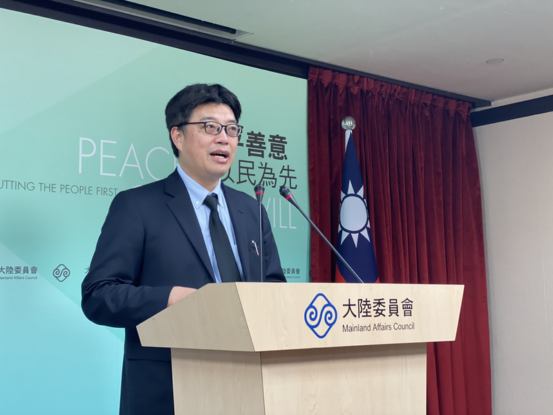 陸委會發言人邱垂正(圖)表示，中共霸權本質往往是造成香港動盪變數，台灣將盡最大能力與努力，與香港民眾站在一起。（中央社）