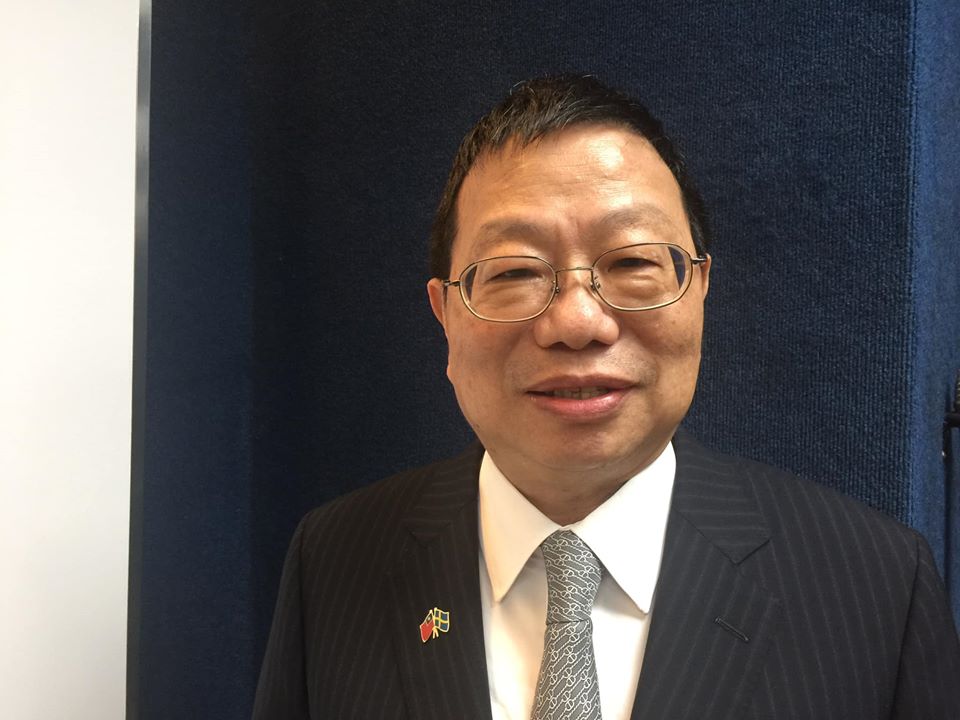 北榮放射線部主任郭萬祐。(蕭照平攝)