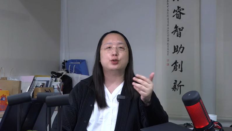 曾是輟學生 唐鳳拍影片教畢業生看終身學習(圖截自唐鳳影片youtube)