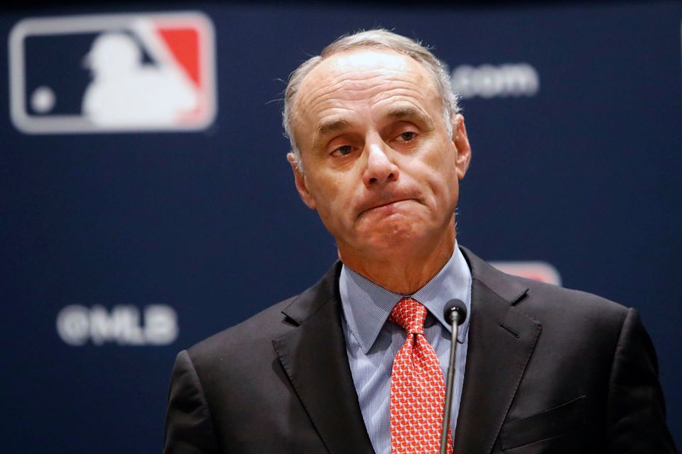 美國職棒大聯盟(MLB)主席曼佛瑞德(Rob Manfred) (美聯社/達志影像)