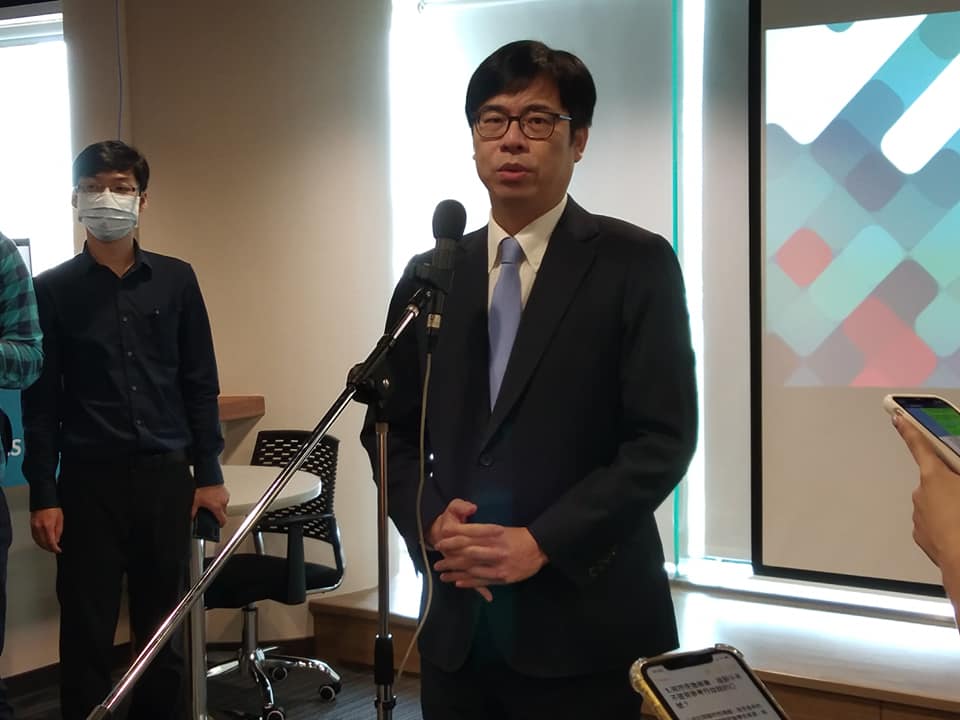 媒體報導，行政院副院長陳其邁17日將辭職參選高雄市長補選。陳其邁15日表示，假如有決定會展現決心，把下階段工作做好。（王韋婷攝）
