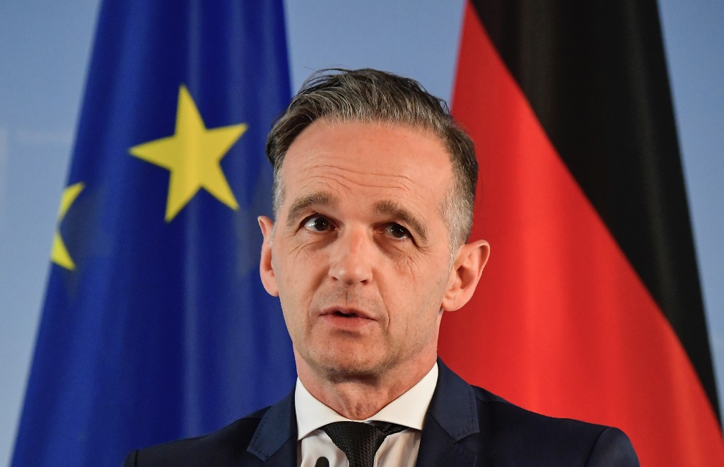 德國外交部長馬斯(Heiko Maas)。 (AFP)