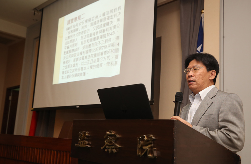 調查監委高涌誠指出，國安局與總統府侍衛室法治觀念薄弱，軍紀渙散，因此促請總統府及國安局檢討。(圖：中央社)