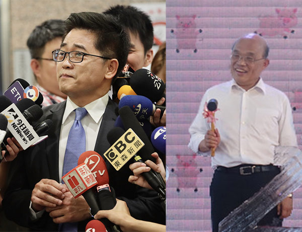 黃健庭提名生變，蘇揆：多點思考會更圓滿。（合成圖／中央社）