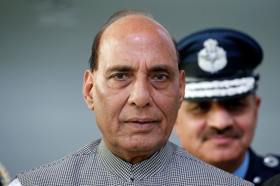 印度國防部長辛赫(Rajnath Singh) (資料照片/路透社/達志影像)