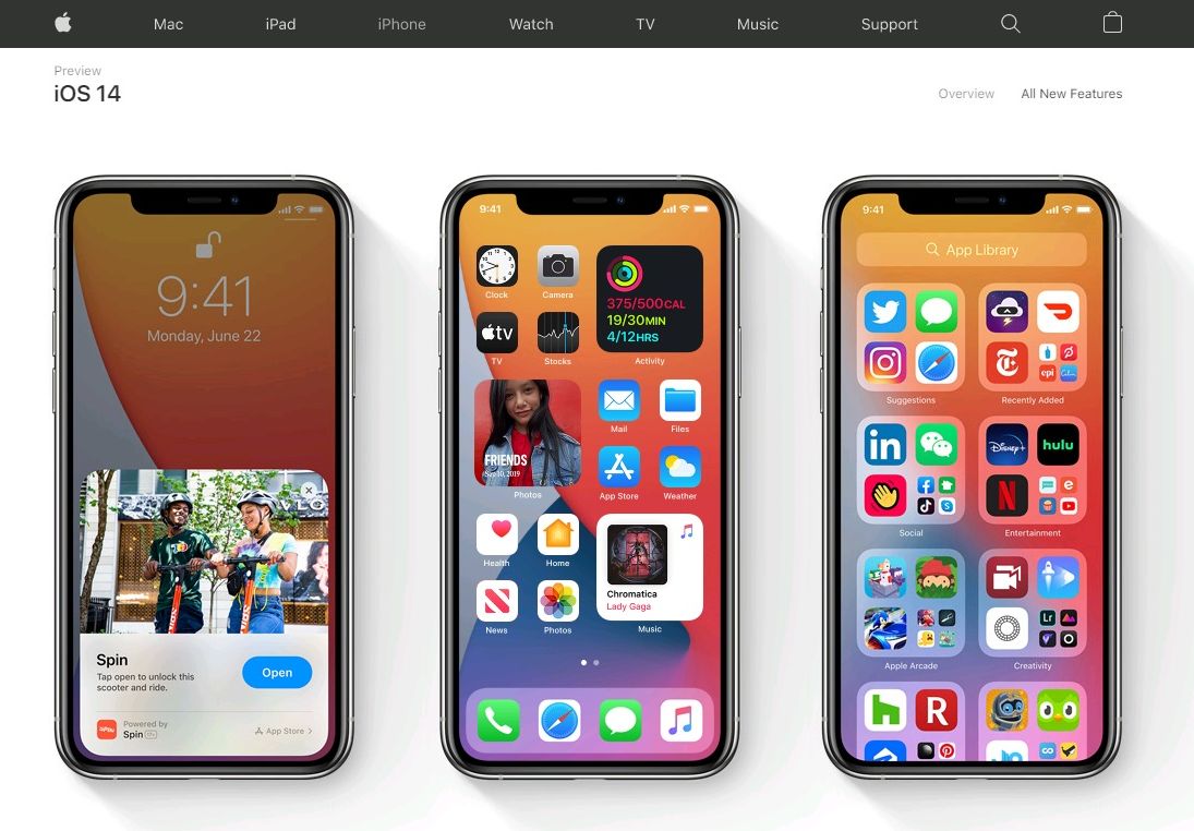 中國網路監管升高，蘋果公司也難逃壓力，通知開發商將有數千個遊戲App從中國平台下架。示意圖。(圖:翻拍自Apple網頁)