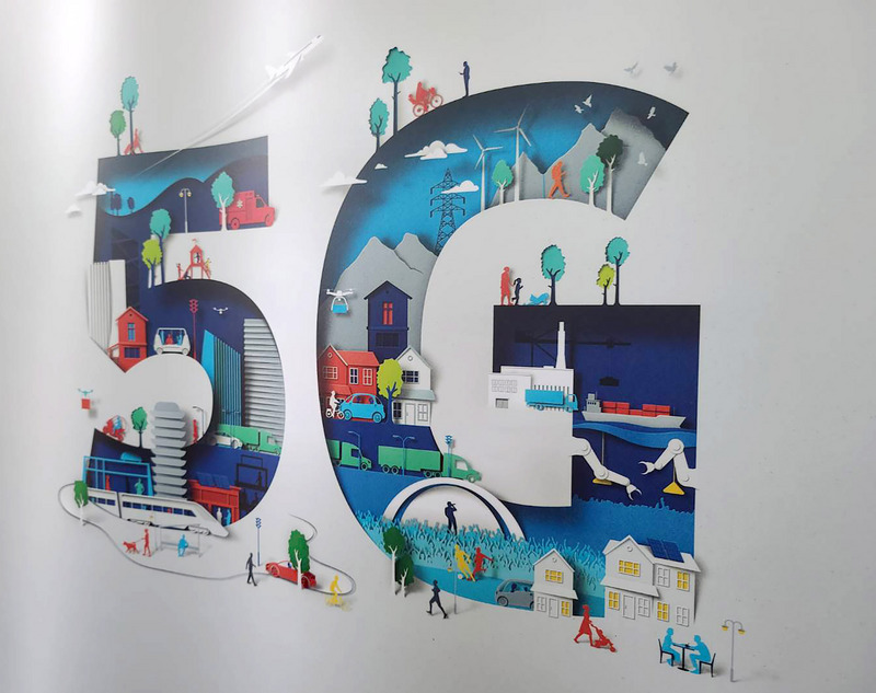 工研院產科國際所指出，5G通訊技術今年快速發展，且更為平順、不會中斷。(資料照片/CNA)