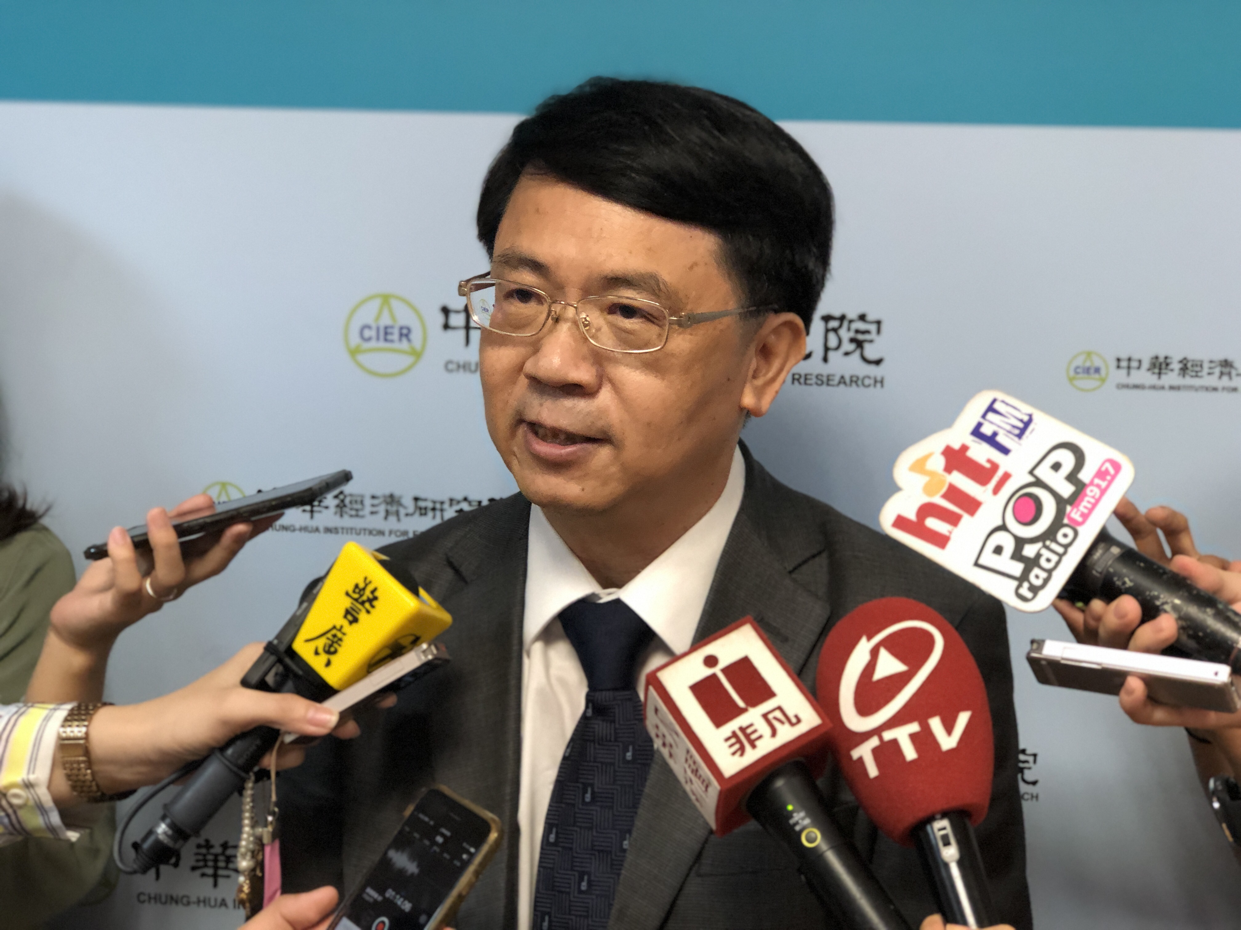中華經濟研究院院長張傳章。（資料照片/楊文君攝）