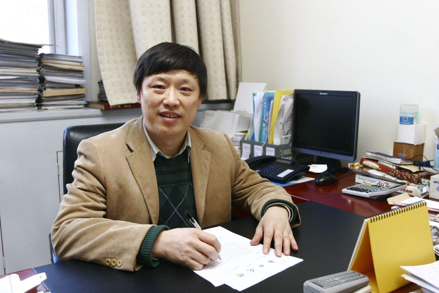 中共黨媒環球時報總編輯胡錫進。(圖：百度)