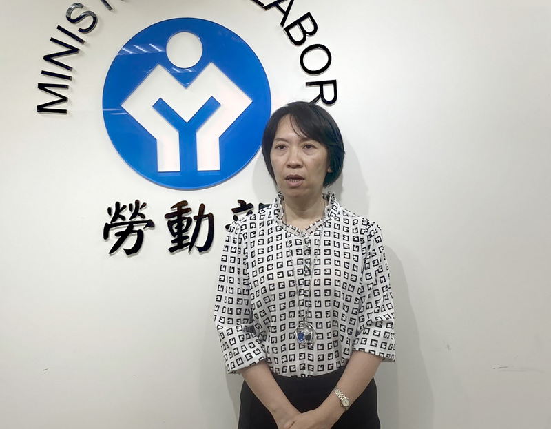勞動部職業安全衛生署組長許莉瑩。(圖：中央社)