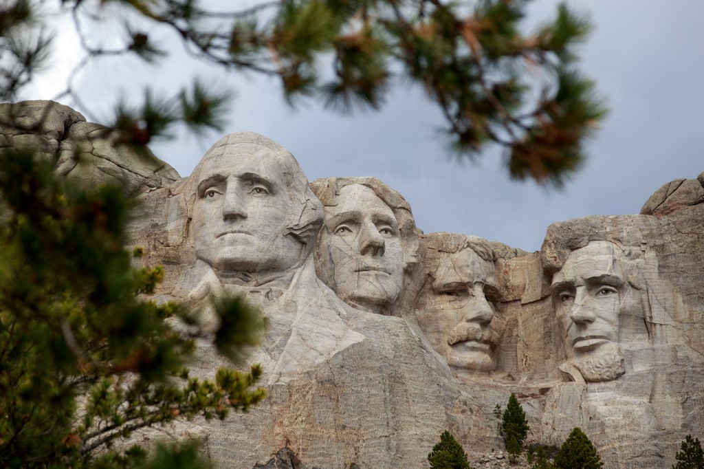 有總統山之稱的拉什摩爾山(Mount Rushmore)。 (檔案照片/AFP)