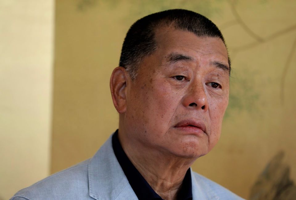 壹傳媒創辦人黎智英(Jimmy Lai Chee-ying) (美聯社/達志影像)