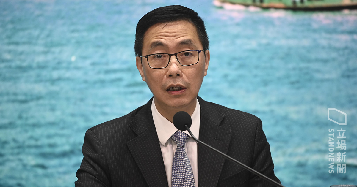 香港教育局長楊潤雄。 (圖:立場新聞)