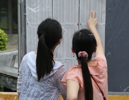 110學年度高級中等學校免試入學包含15個就學區，合計提供17萬7840個名額（含回流），13日公告分發結果，考生可上各就學區免試入學委員會網站查詢。(圖：中央社)