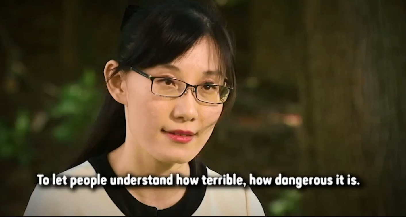 曾服務於香港大學公共衛生學院的病毒學暨免疫學學者閻麗夢(Li-Meng Yan，音譯)。(圖截自Fox News片段)