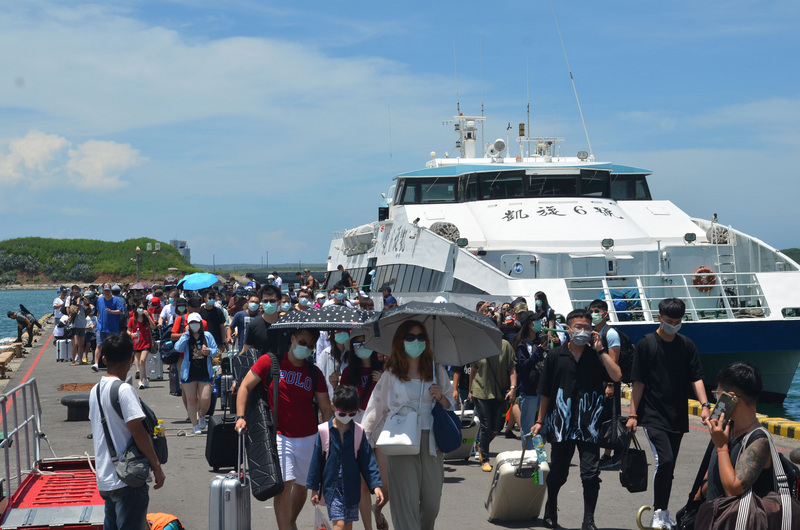 疫情解封後，讓離島澎湖「類出國」旅遊型態成為正夯首選。(圖:中央社檔案照片)